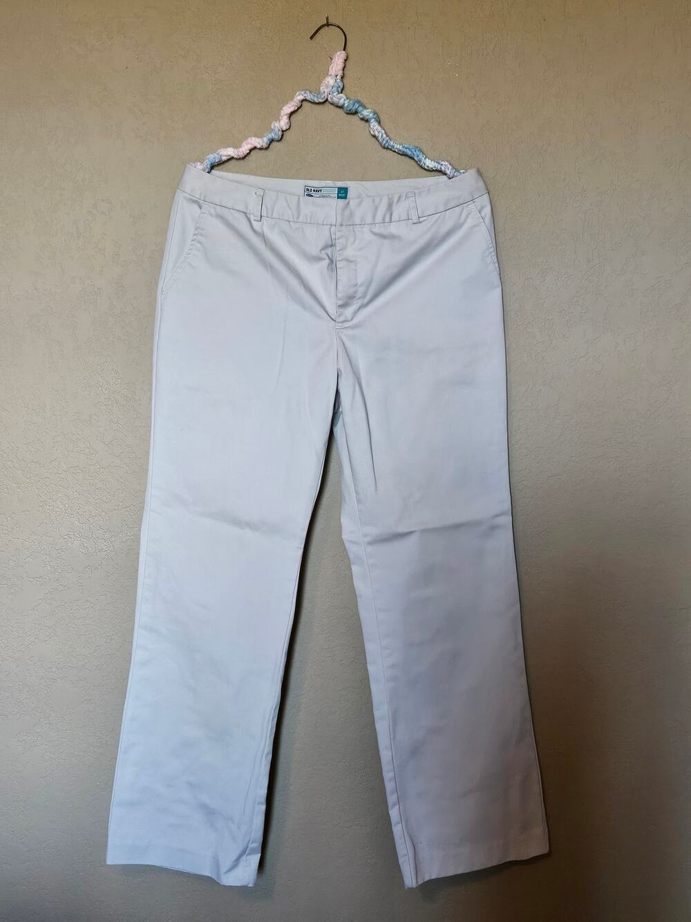 Old Navy Women's  Cotton Pants Size 14 Regular Straight leg Casual